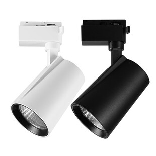 雷士照明射灯led轨道灯服装店超亮节能商用明装展厅导轨灯24W35瓦