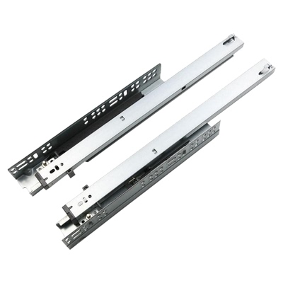 抽屉隐藏托底轨三节侧装插销款