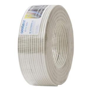 视贝电线缆电源线两芯护套线软线三芯RVV铜芯1/1.5/2.5平方100米