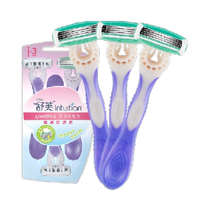 Schick/舒适舒芙女士便携式轻便刀3支