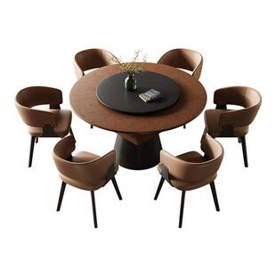 睿腾正品全自动麻将机餐桌两用一体中古风实木麻将机圆桌饭桌