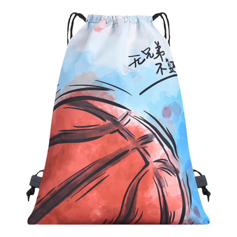 马拉松赛事束口袋定制印logo篮球培训班简易抽绳双肩袋订做印字