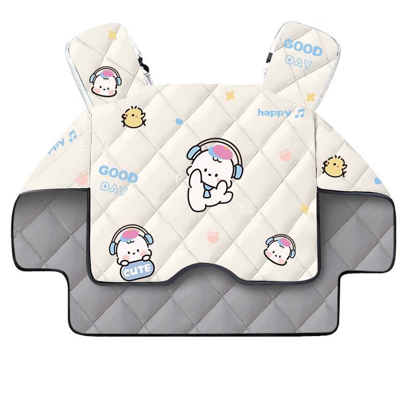 电动车挡风被四季通用双面防水2025新款冬季加绒加厚电瓶车春秋天