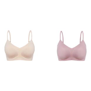 【2件9折】雅致果冻条软支撑后开扣裸感无痕无钢圈文胸FREE BRA