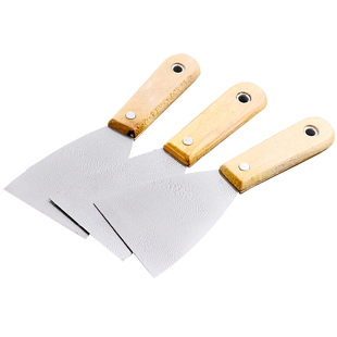 2把装铲刀不锈钢劈刀小刮腻子铲子刀油漆工具加厚型批灰刀油灰刀