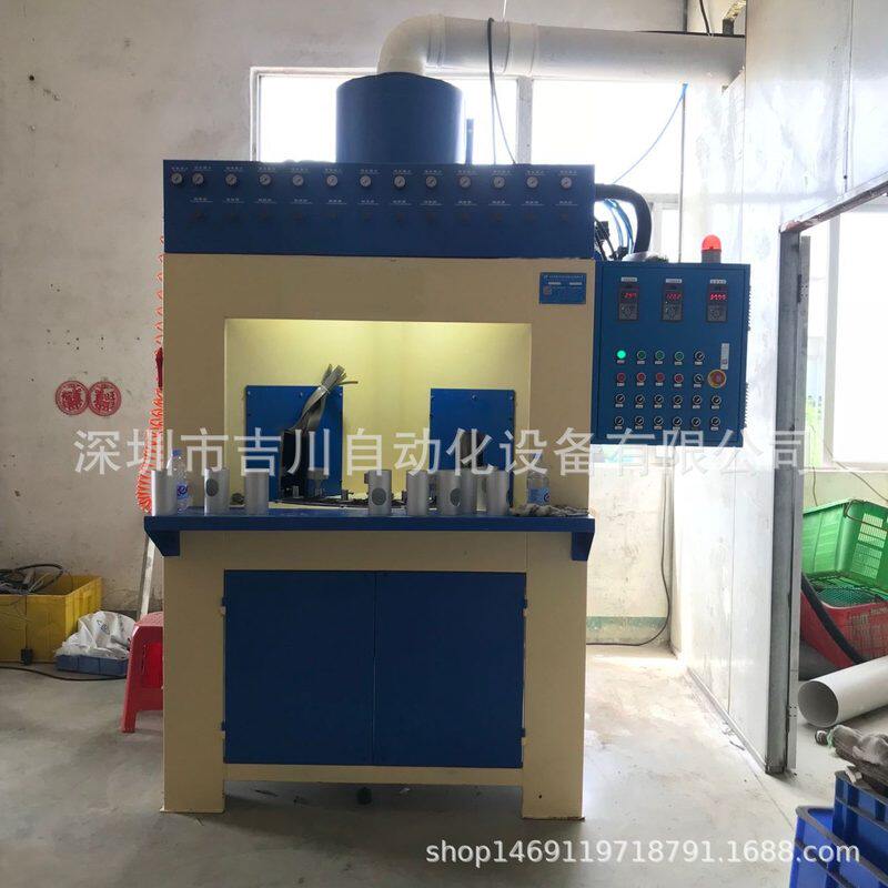 吉川厂家直供大型转盘式自动喷砂机 灯罩 电饭煲大型系列喷砂设备