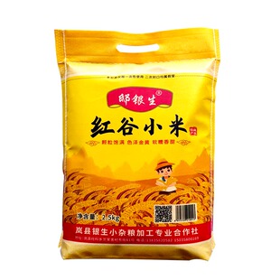 红谷小米黄小米小米粥新小米山西黄小米岚县特产邸银生新小米5斤