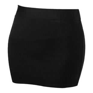 超短裙女包臀裙职业半身裙秋季弹力一步裙紧身裙子黑色工作裙显瘦