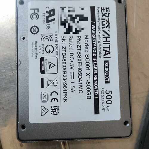 【议价-可维修】XT SC001 500G /均有货