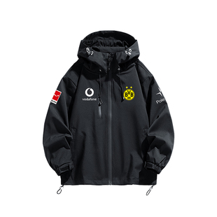 多特蒙德球衣外套罗伊斯哈兰德足球服男运动比赛训练队服球迷夹克