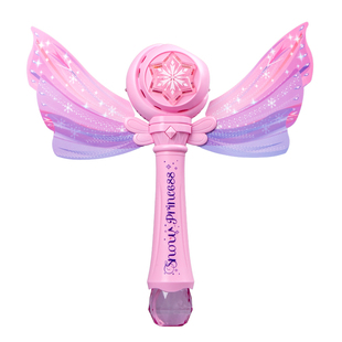 迪士尼泡泡机儿童手持爱莎公主魔法仙女棒吹泡泡水补充液小女孩生