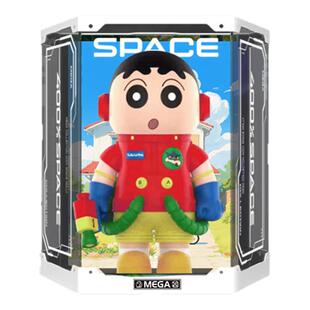 KGBOX用于POPMARTmolly蜡笔小新400%宇航员款展示盒