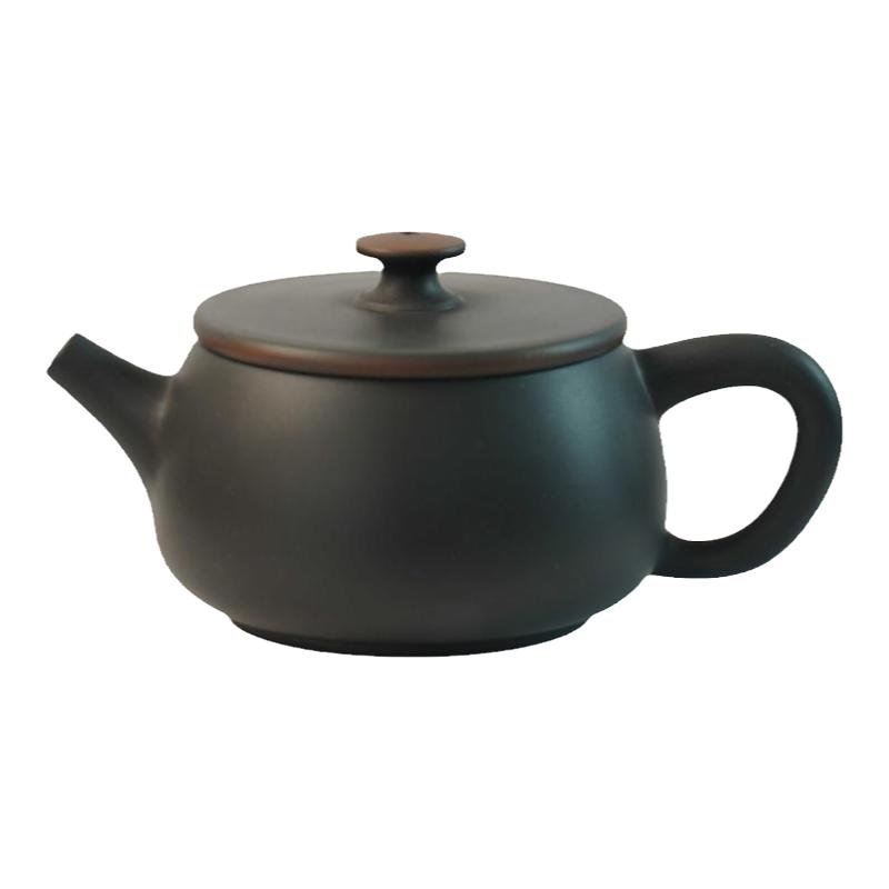 建水紫陶全手工泡茶茶壶汉瓦