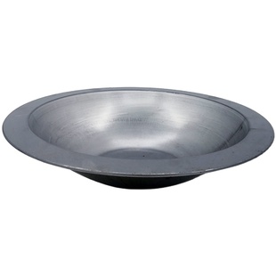 炭盆纯铁火盆木炭盆取暖烧烤炉铁盆户外烤火木炭炉46厘米不带架子