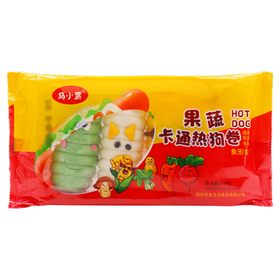果蔬卡通热狗卷340g方便早餐