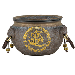 榜盛陶瓷茶洗缸废水缸轻奢高端禅意风功夫茶具大号建水茶渣缸