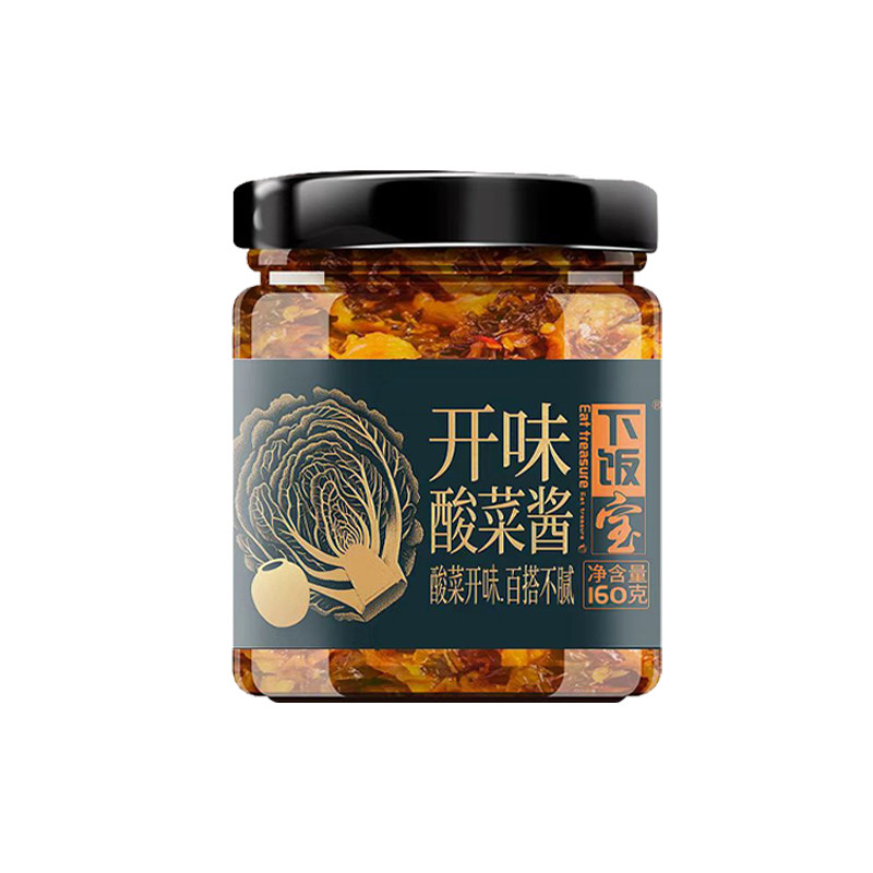 【味正品康】下饭宝酸菜酱拌饭拌面下饭酱金汤家用儿童香菇葱油