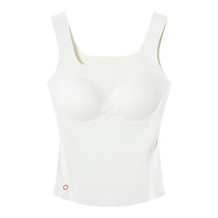 从轻保暖背心女款带胸垫方领冬季加绒打底塑身内搭肌底衣无痕塑形