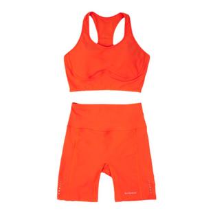 游泳短裤女款训练分体泳衣高级橙舒适平角竞速泳衣冲浪高腰泳裤女