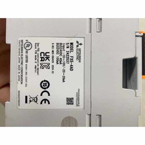 〔议价-可维修〕三菱PLC FX5-4AD 模拟量输入模块 功能正常 成色