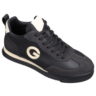 欧洲站高帮鞋男冬季加绒保暖新款真皮拼接休闲鞋潮流拼色软低男鞋