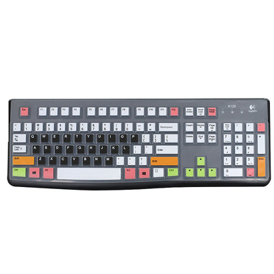 适用Logitech罗技MK120键鼠套装K120台式机电脑有线键盘保护膜按键全覆盖防水防尘罩透明
