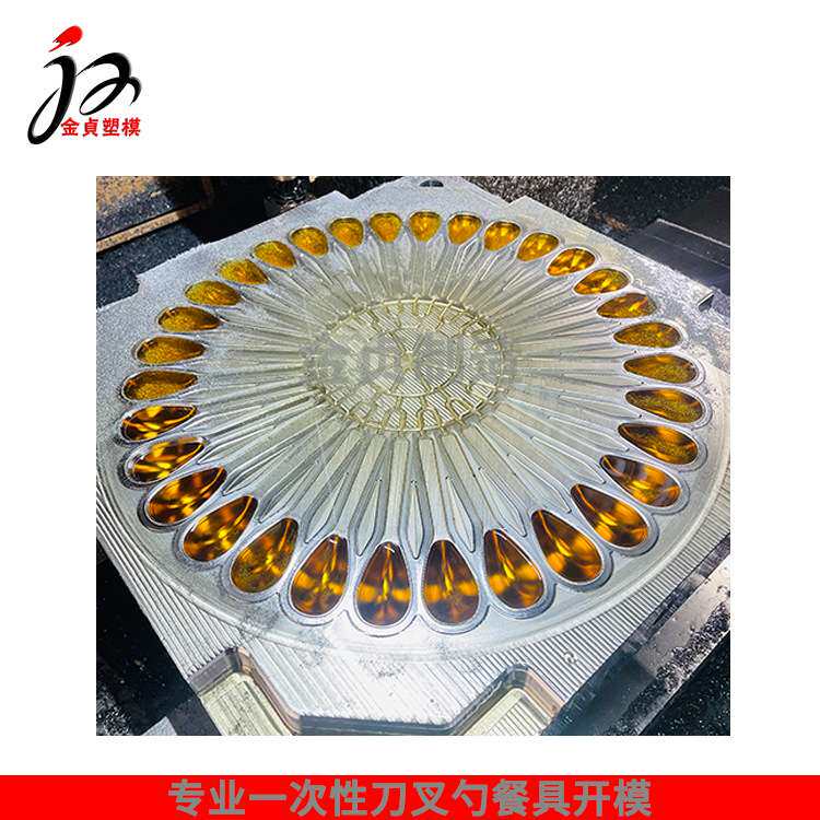 厂家定制开模具PLA塑胶一次性刀叉勺模具制作透明塑料模加工设计