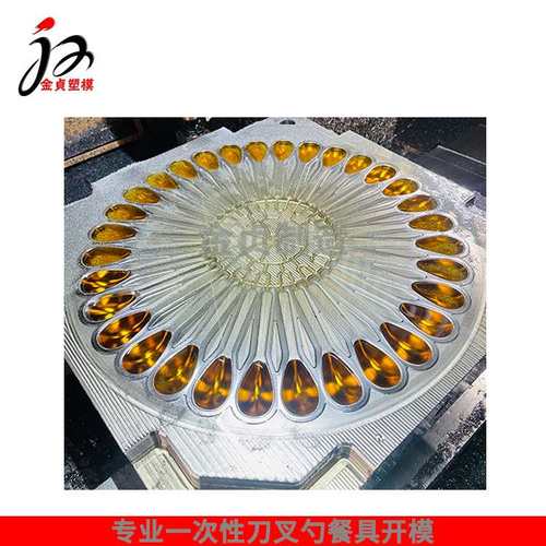 厂家定制开模具PLA塑胶一次性刀叉勺模具制作透明塑料模加工设计
