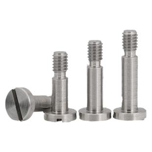 M3M4M5 304不锈钢塞打螺丝一字槽塞打轴套螺栓光杆半牙螺钉杆同粗