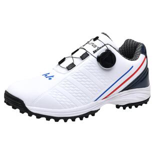 高尔夫球鞋男旋转纽扣2022新款户外运动休闲外贸大码透气防水百搭