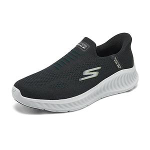 Skechers斯凯奇闪穿鞋2025新款夏季男鞋透气休闲鞋一脚蹬运动鞋
