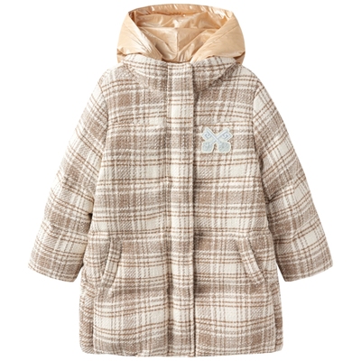 巴拉巴拉女童鹅绒加厚羽绒服外套