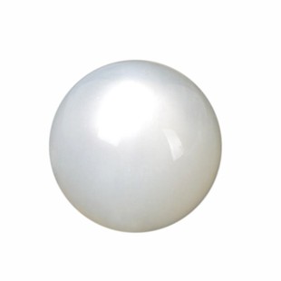 7A级天然温润白月光石散珠子diy水晶玉石冰种月亮石女款单颗串珠