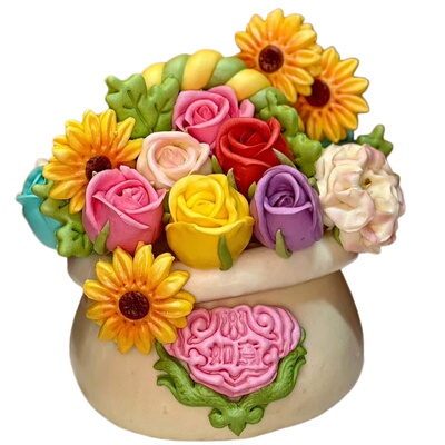 胶东花饽饽女士生日寿桃蛋糕礼