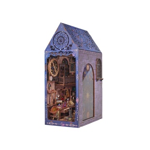 知我微世界魔法研究社拼装书立diy小屋手工拼图积木模型立体书立