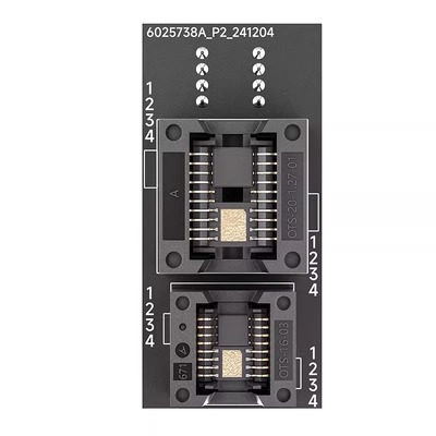 四合一BIOS烧录座子SOP8/WSON8/QDFN8通用多用贴片6x8 5x6MM
