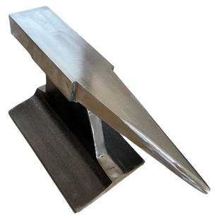 手工制作轨道钢砧子钢轨砧子铁墩钢砧铁砧高硬度不出坑打金银砧子