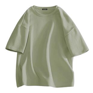 K7真维斯纯棉t恤短袖男夏季重磅潮流上衣青少年宽松大码纯色半袖