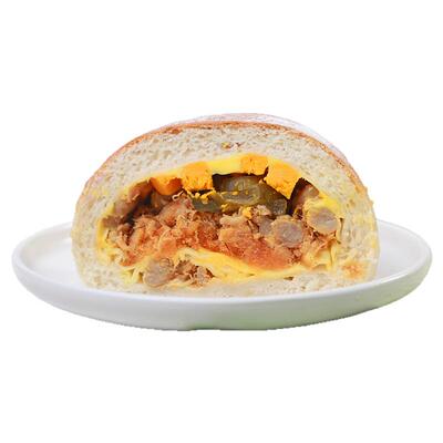 南风窗手作欧包芝士比萨牛肉软欧面包早餐面包代餐健康手工轻食