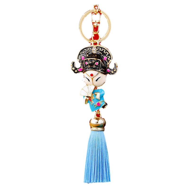 包挂件水钻北京文创纪念品钥匙扣