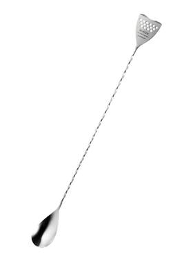 日本进口 BIRDY. Bar Spoon 不锈钢吧勺 螺旋过滤头两用搅拌勺BS