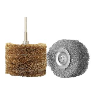 电动钢丝刷打磨头不锈钢刷头清洁工业手电钻抛光工具除锈打磨神器