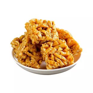 老式沙琪玛硬脆琪玛酥萨其马糕点8090后怀旧零食休闲传统小吃食品