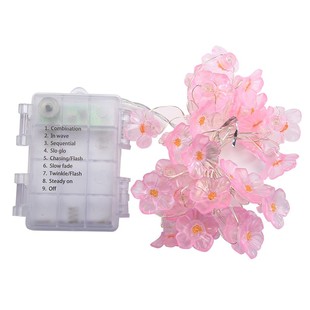 樱花铜线灯串浪漫表白场景背景墙卧室太阳能花朵礼盒彩灯氛围感灯