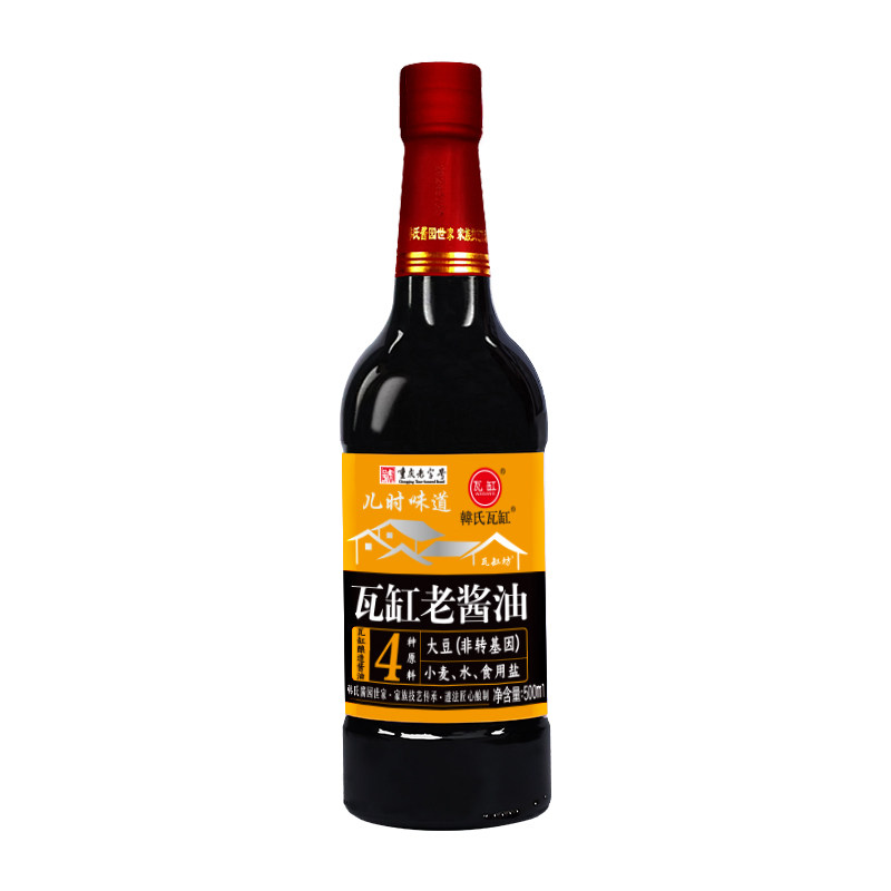 非遗老酱油500ml传统瓦缸酿造