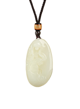 和田玉马上封侯挂件吊坠