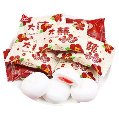 阿Q熊大喜日子夹心棉花糖喜糖