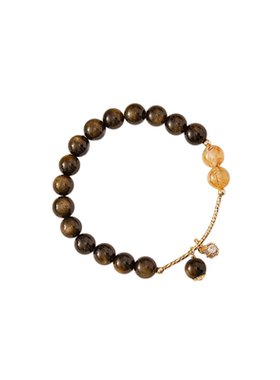 金曜石手串天然金发晶水晶手链