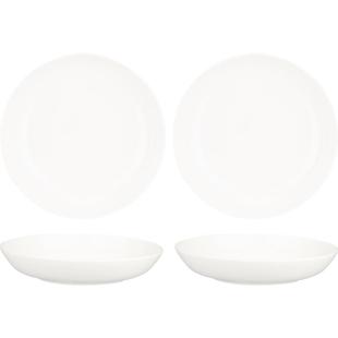 摩登主妇白色骨瓷盘子家用菜盘2025新款高级感陶瓷餐具餐盘碗碟子