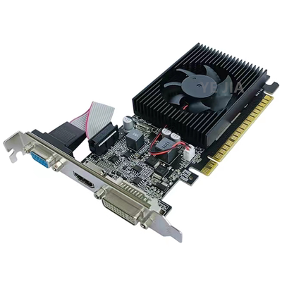 全新原装GT210 1G双屏高清品牌机小机箱办公显卡半高刀卡亮机卡